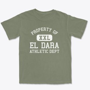 El Dara Illinois Athletic Dept Premium Heavyweight T-shirt