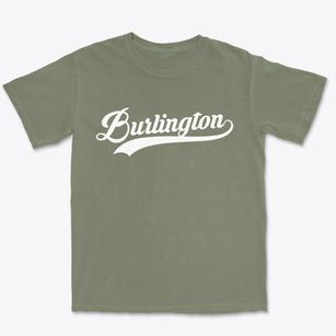 Burlington Michigan Vintage Team Premium Heavyweight T-shirt