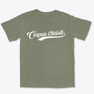 Corpus Christi Texas Vintage Team Premium Heavyweight T-shirt