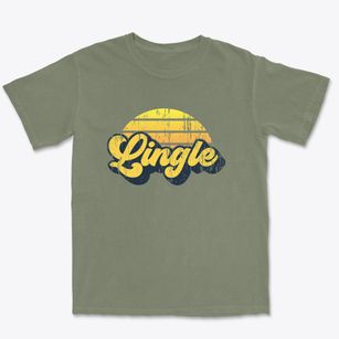 Lingle Wyoming Sublime Sunset Premium Heavyweight T-shirt