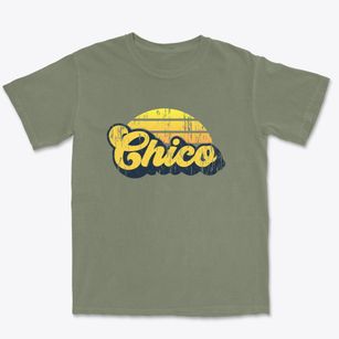 Chico California Sublime Sunset Premium Heavyweight T-shirt