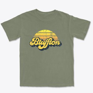 Bluffton Georgia Sublime Sunset Premium Heavyweight T-shirt