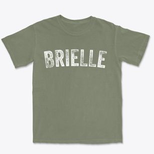 Brielle New Jersey Timeless Retro Premium Heavyweight T-shirt