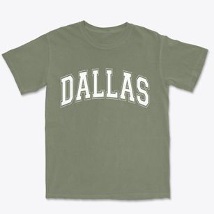 Dallas Texas Varsity Premium Heavyweight T-shirt