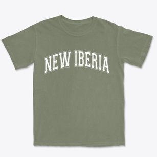 New Iberia Louisiana Varsity Premium Heavyweight T-shirt