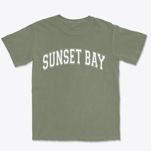 Sunset Bay New York Varsity Premium Heavyweight T-shirt