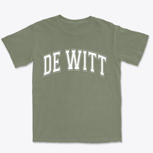 De Witt Nebraska Varsity Premium Heavyweight T-shirt