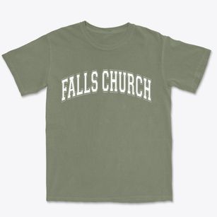 Falls Church Virginia Varsity Premium Heavyweight T-shirt