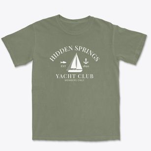 Hidden Springs Idaho Yacht Club Premium Heavyweight T-shirt