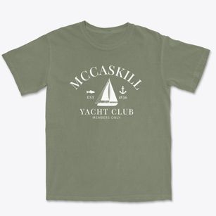 Mccaskill Arkansas Yacht Club Premium Heavyweight T-shirt