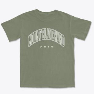 Mount Blanchard Ohio Inline Premium Heavyweight T-shirt