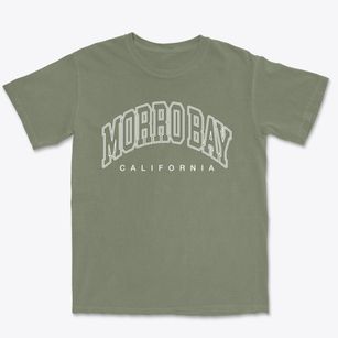 Morro Bay California Inline Premium Heavyweight T-shirt