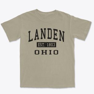 Landen Ohio Classic Established Premium Heavyweight T-shirt