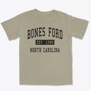 Bones Ford North Carolina Classic Established Premium Heavyweight T-shirt