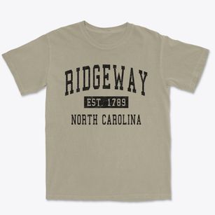 Ridgeway North Carolina Classic Established Premium Heavyweight T-shirt
