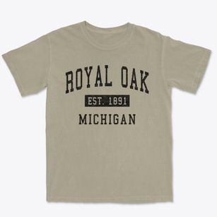 Royal Oak Michigan Classic Established Premium Heavyweight T-shirt