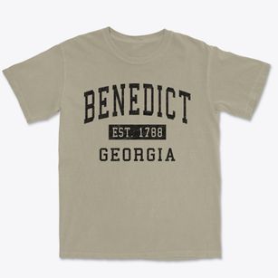Benedict Georgia Classic Established Premium Heavyweight T-shirt