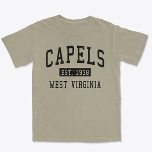 Capels West Virginia Classic Established Premium Heavyweight T-shirt