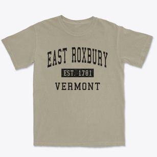 East Roxbury Vermont Classic Established Premium Heavyweight T-shirt