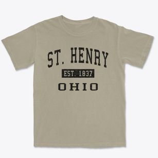 St. Henry Ohio Classic Established Premium Heavyweight T-shirt
