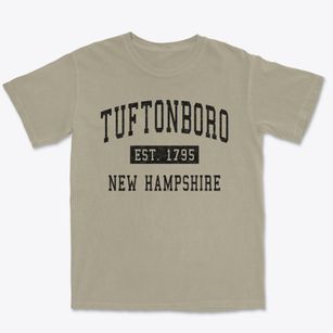 Tuftonboro New Hampshire Classic Established Premium Heavyweight T-shirt