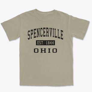 Spencerville Ohio Classic Established Premium Heavyweight T-shirt