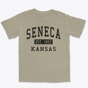 Seneca Kansas Classic Established Premium Heavyweight T-shirt