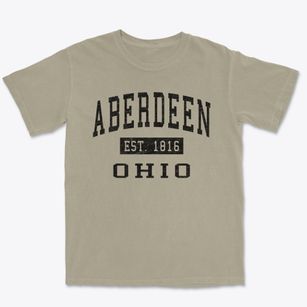 Aberdeen Ohio Classic Established Premium Heavyweight T-shirt