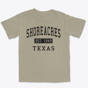 Shoreacres Texas Classic Established Premium Heavyweight T-shirt