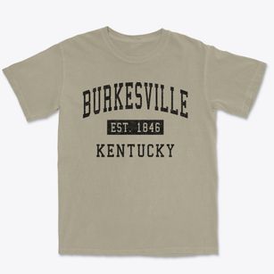 Burkesville Kentucky Classic Established Premium Heavyweight T-shirt