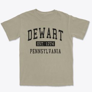 Dewart Pennsylvania Classic Established Premium Heavyweight T-shirt