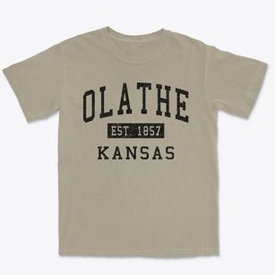 Olathe Kansas Classic Established Premium Heavyweight T-shirt