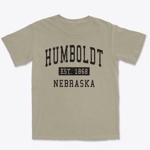 Humboldt Nebraska Classic Established Premium Heavyweight T-shirt