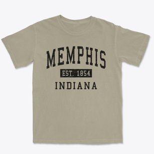 Memphis Indiana Classic Established Premium Heavyweight T-shirt