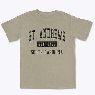 St. Andrews South Carolina Classic Established Premium Heavyweight T-shirt