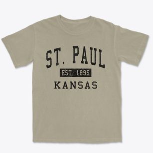 St. Paul Kansas Classic Established Premium Heavyweight T-shirt