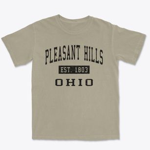 Pleasant Hills Ohio Classic Established Premium Heavyweight T-shirt