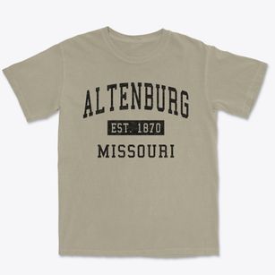 Altenburg Missouri Classic Established Premium Heavyweight T-shirt