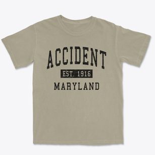 Accident Maryland Classic Established Premium Heavyweight T-shirt