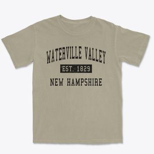 Waterville Valley New Hampshire Classic Established Premium Heavyweight T-shirt