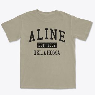 Aline Oklahoma Classic Established Premium Heavyweight T-shirt