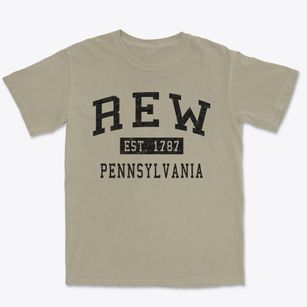 Rew Pennsylvania Classic Established Premium Heavyweight T-shirt