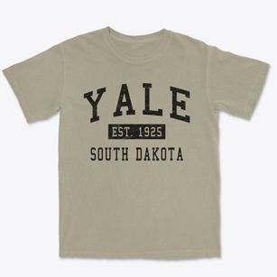 Yale South Dakota Classic Established Premium Heavyweight T-shirt