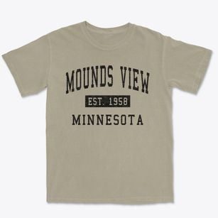Mounds View Minnesota Classic Established Premium Heavyweight T-shirt