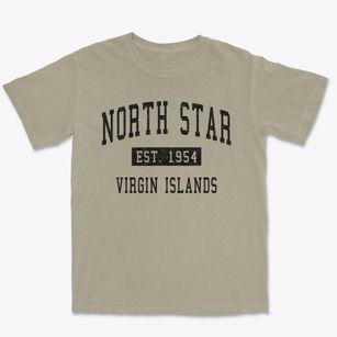 North Star Virgin Islands Classic Established Premium Heavyweight T-shirt