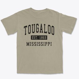 Tougaloo Mississippi Classic Established Premium Heavyweight T-shirt