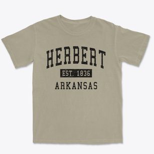 Herbert Arkansas Classic Established Premium Heavyweight T-shirt