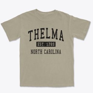 Thelma North Carolina Classic Established Premium Heavyweight T-shirt