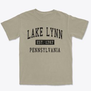 Lake Lynn Pennsylvania Classic Established Premium Heavyweight T-shirt