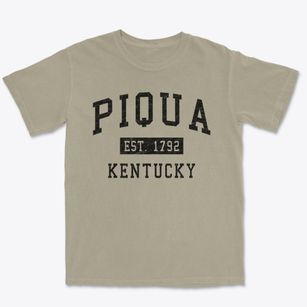 Piqua Kentucky Classic Established Premium Heavyweight T-shirt